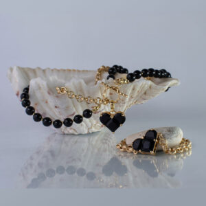 Halskette und Armband aus Achat