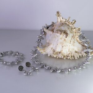 Set aus Barockperlen und Hämatit